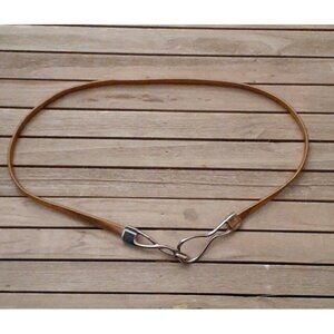 Cinch Belt Stretch Brass & Copper Color 30" Before Stretching Hook Closure